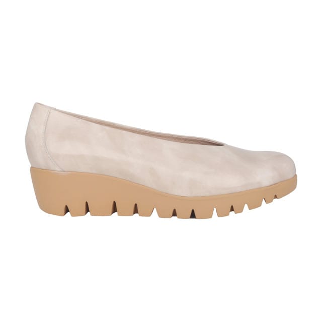 Wonders Fly - dames instapper - Taupe - maat 40 (EU) 7 (UK)