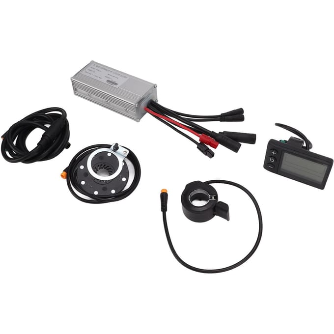 Elektrische Fiets Modificatie Kit Waterdichte 22A Controller S866 LCD Elektrische Fiets Ombouwkit gray