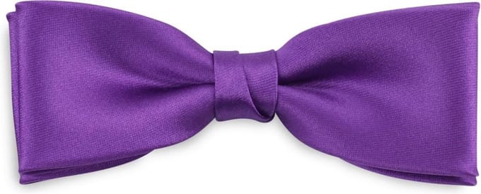 We Love Ties - Strikken - Kinderstrikje paars junior - paars