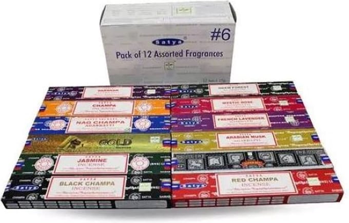 Satya Wierook Assortiment 4 – 12 Soorten (12 pakjes)