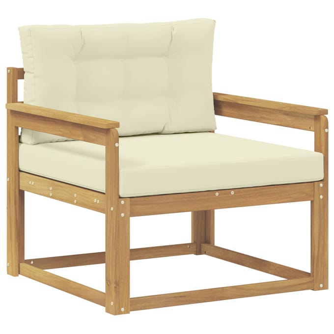 vidaXL - Buiten - Midden - Sofa - Polyester - Wit