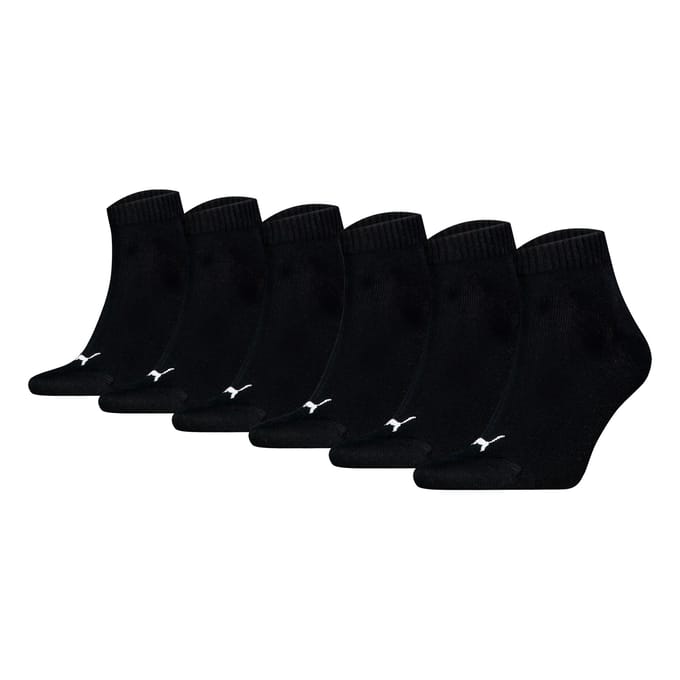 Puma - Unisex Sokken in kwartlengte - 6 Pack - Maat 47-49