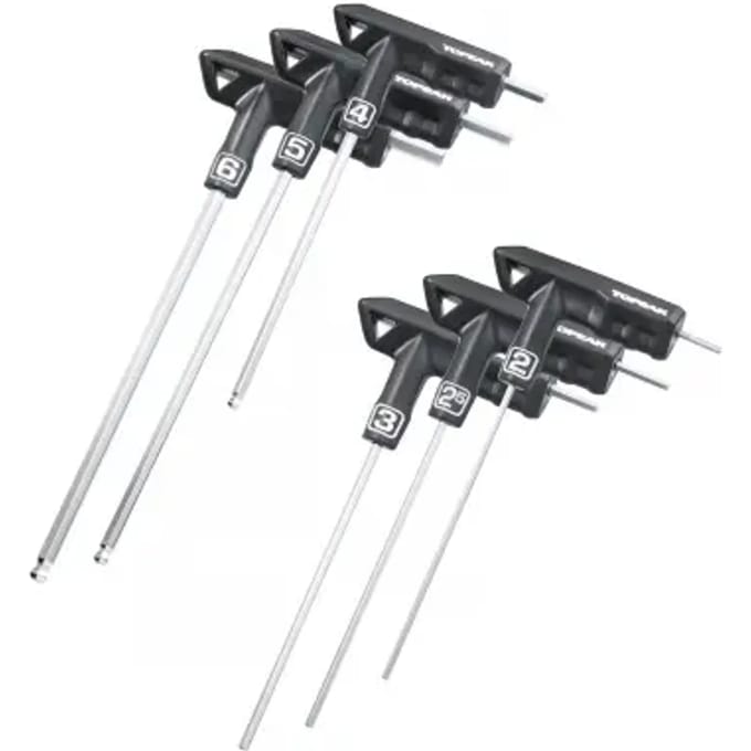 Inbussleutels Topeak T-Handle DuoHex Wrench Set 6 tools
