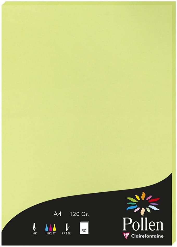 Stuifmeel van Clairefontaine Papier DIN A4, gemzen