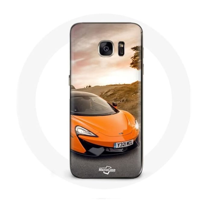 Coque - McLaren - Galaxy S7 - Orange - Formule 1 - Rigide orange