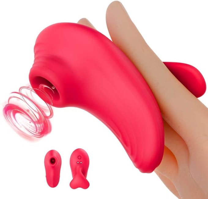 Clitoris Zuiger - Luchtdruk Vibrator - 9 Standen - Tepel