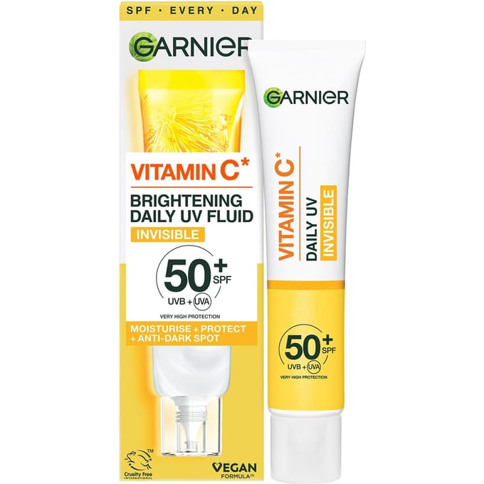 Garnier Vitamine C Daily UV Verhelderend Fluid Onzichtbare SPF 50+ 40 ml