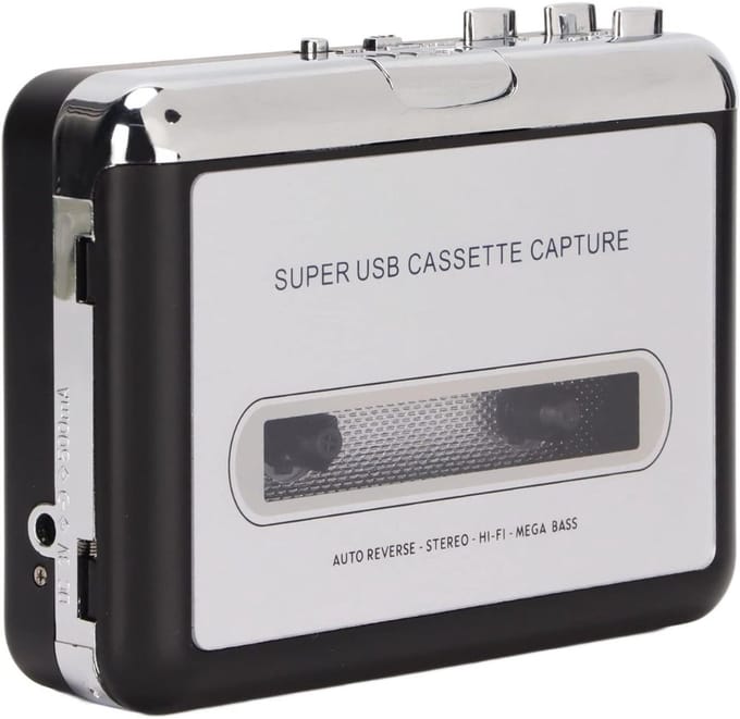 MKSS® Cassette Speler - Walkman - Grijs en Zwart
