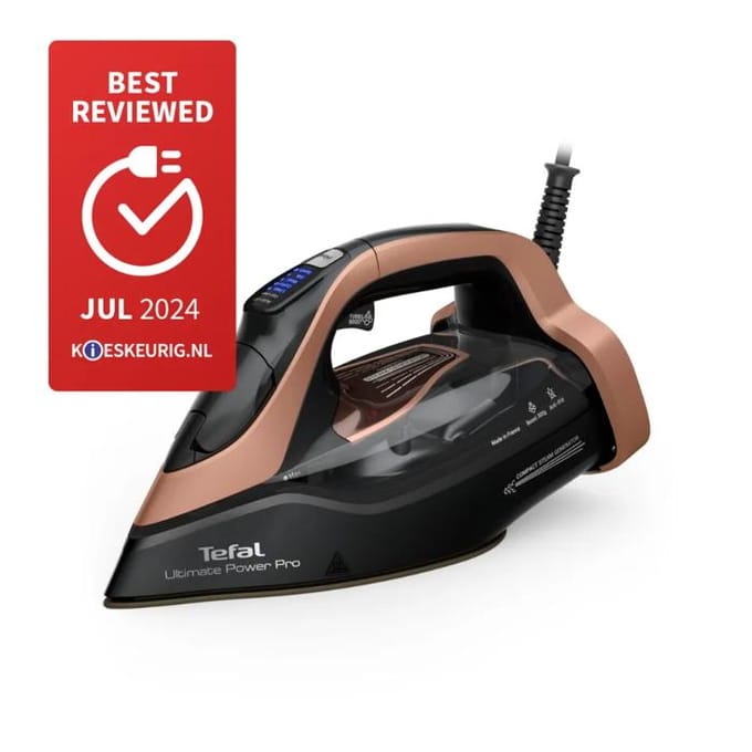 Tefal Ultimate Power Pro FV9E50 - Stoomstrijkijzer - Extra Krachtig - Automatische Uitschakeling - 3200W