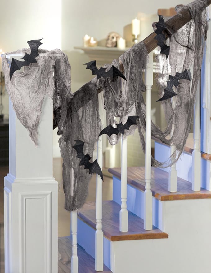 "Vleermuis laken decoratie - Feestdecoratievoorwerp - One size"