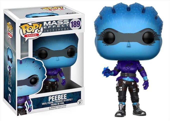 Funko Pop! Games: Mass Effect - Peebee with gun #194