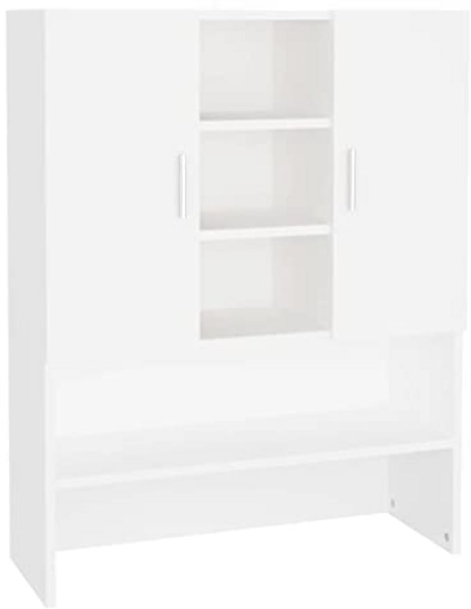 Wastmachine kast 70.5x25.5x90 cm - Wit