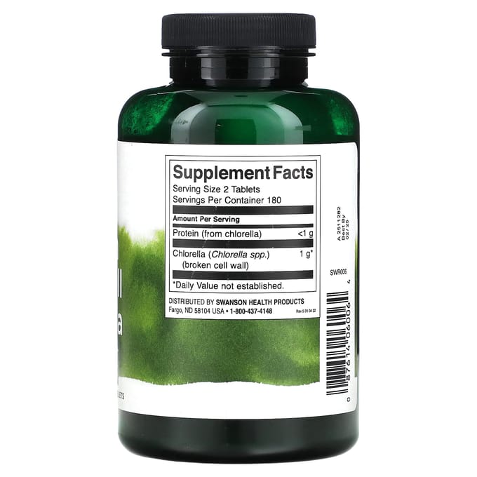 Celwand Afbraak Chlorella, 360 Tabletten