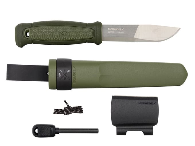 Morakniv Kanbol Met Survival Kit (S), mes, groen