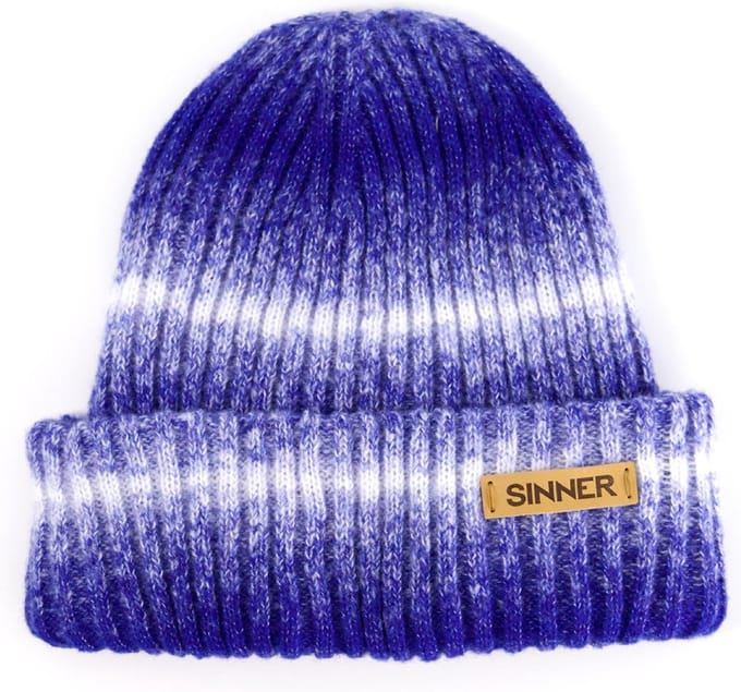 Sinner Minca Beanie Muts - Melange Blue
