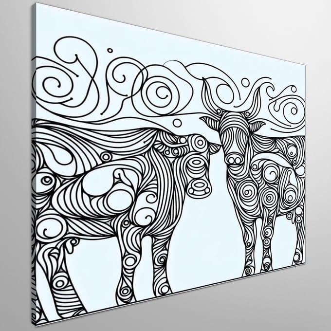 Kunstprint | Wanddecoratie | Canvas | 40 × 40 cm