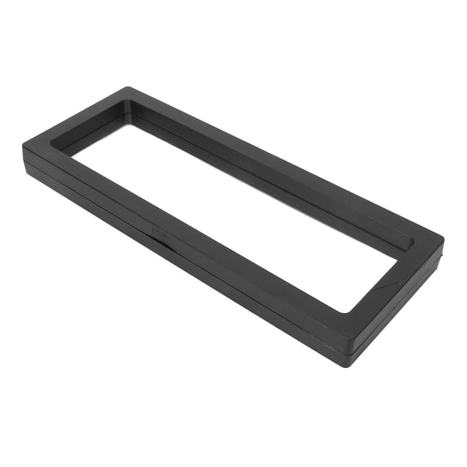 Zwevende Vitrine Stofdicht Oxidatiebestendigheid Sieraden Display Standaard Houder Suspensie Frame black
