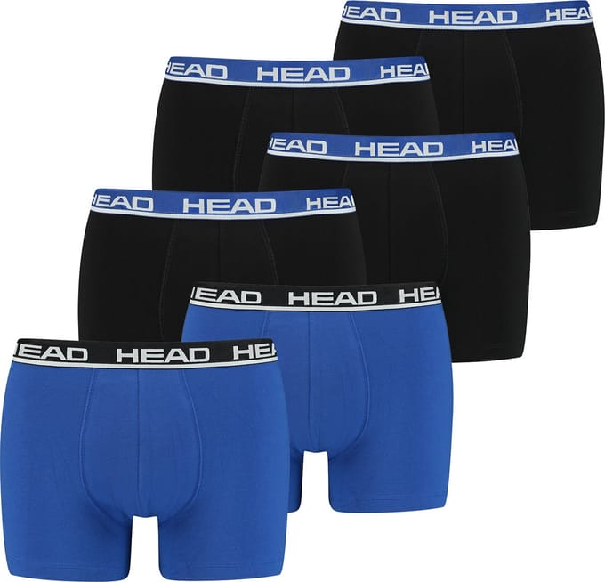 BOXERS Set van 6 Head Basic Boxerbroeken voor heren, Shorts, ondergoed, ondergoed