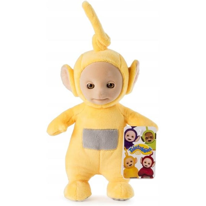 Teletubbies pluche Laa-Laa pratende knuffel speelgoed geel.