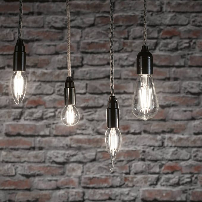 Filament 230 V LED-kogellamp E27 470lm 4,8W 4000K Mat