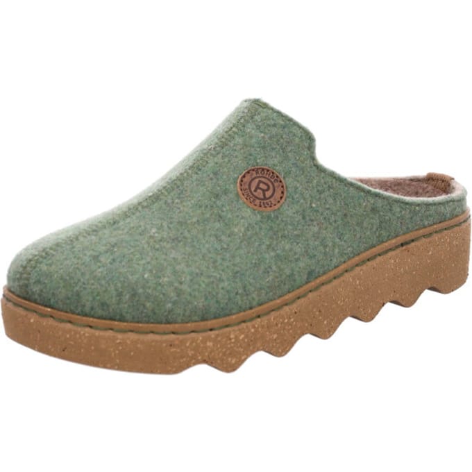 Rohde Pantoffels - Dames - Groen - Maat:42