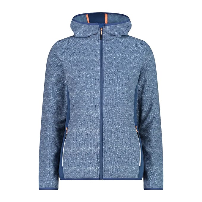 Dames fleece met capuchon CMP Knit Tech