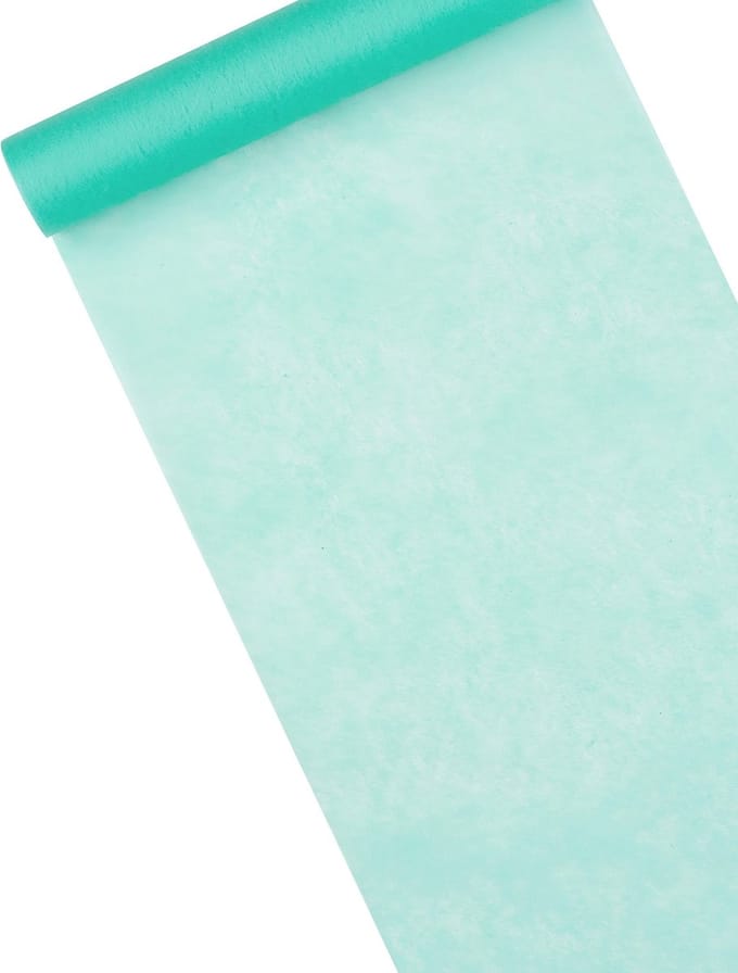 HOBI - Mintgroene vlieseline tafelloper 29 cm x 10 m voor bruiloft