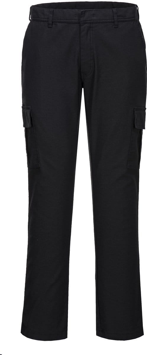 Portwest Stretch Slim Fit Combat Broek S231 - Zwart - 34
