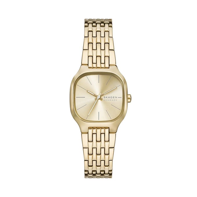 Skagen SKW3162 Dames Horloge 28mm - Goudkleurig