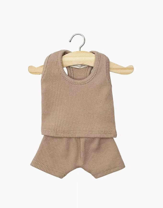 Minikane Gordi Poppenkleding Ondergoed Marcel Mokka 34 cm