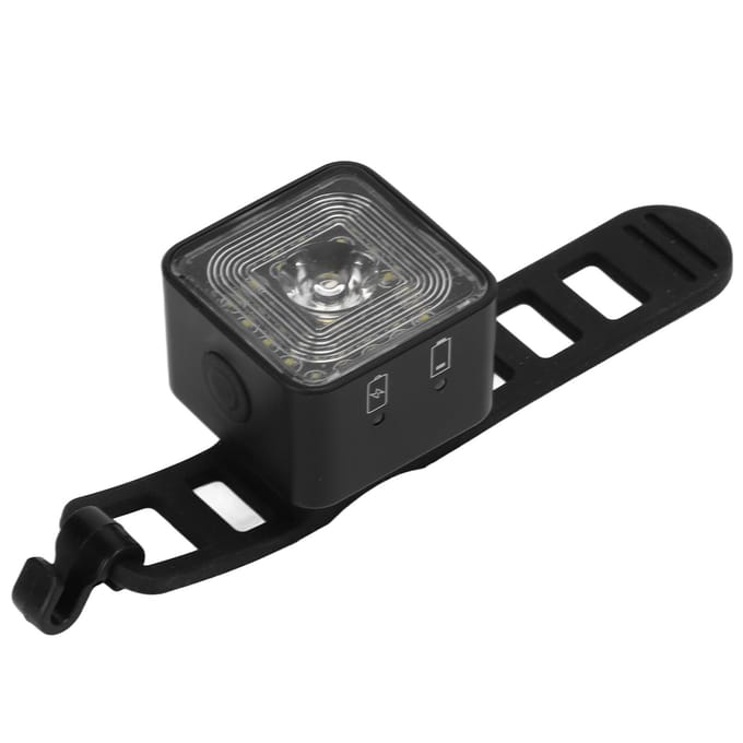Fietslamp Waterdicht Praktisch Superhelder Vijfstanden Dimbaar USB Snelladen black
