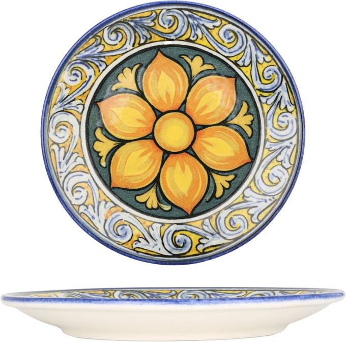 Kütahya Porselen Dessertbord - Strada - Porselein - 21 cm - set van 6