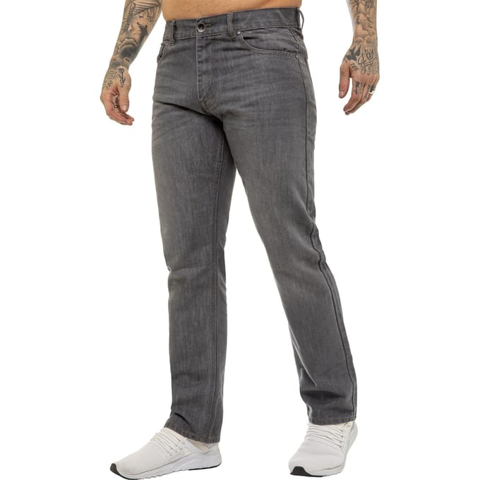 Enzo | Heren Regular Fit Rechte Pijpen Jeans