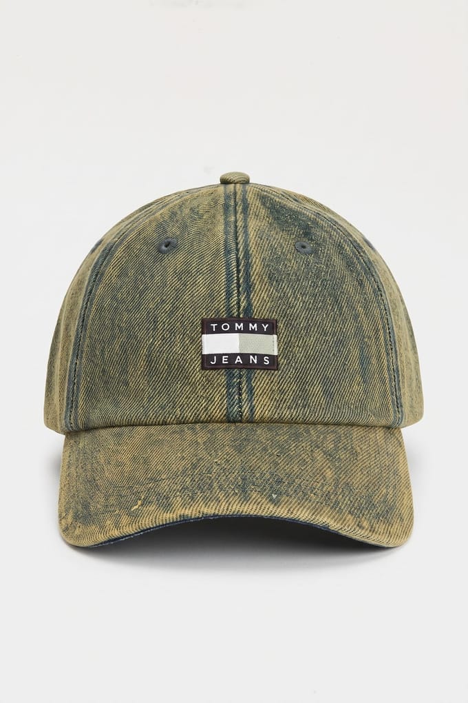 Tommy Hilfiger Heritage Cap Overdyed Dark Greenery Taglia: OS | Cappelli Outlet | Uomo | Verde