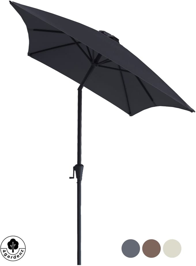 4gardenz ® parasol rechthoek 150x250cm kantelbaar balkonparasol
