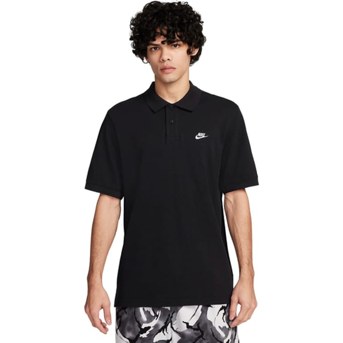 Nike Club Poloshirts Heren - Zwart - Maat M