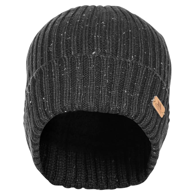 Trespass - Heren Mateo Slouch Muts (Zwart)
