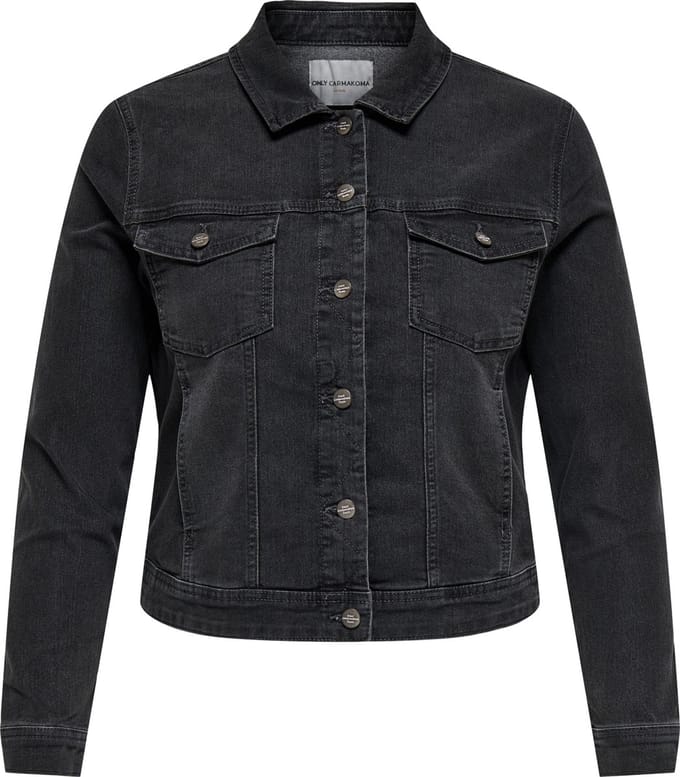ONLY CARMAKOMA - CARWESPA LS DGD JACKET DNM - Dames - Gewatteerde jassen