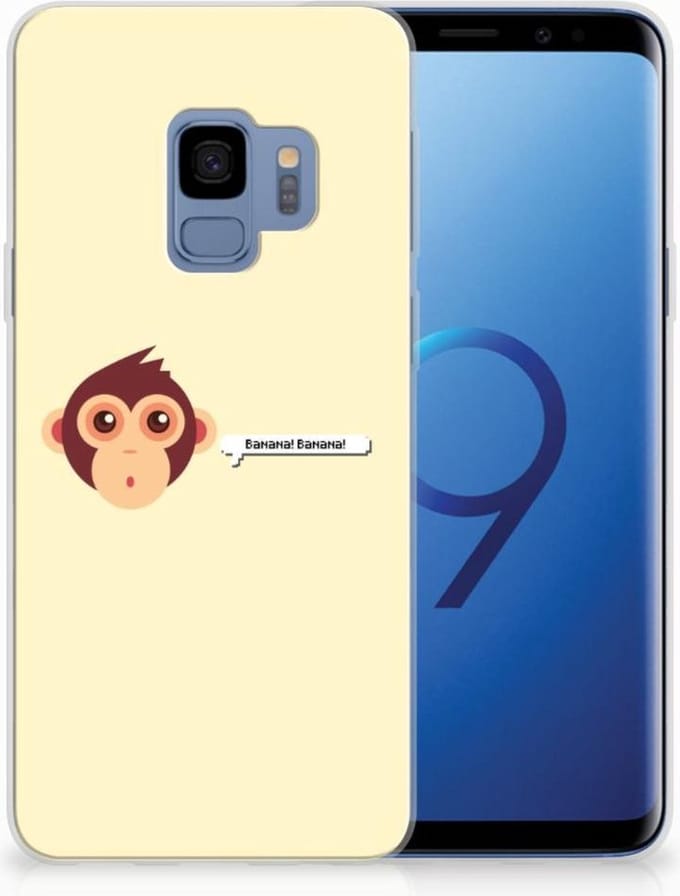 Samsung Galaxy S9 Telefoonhoesje met Naam Monkey