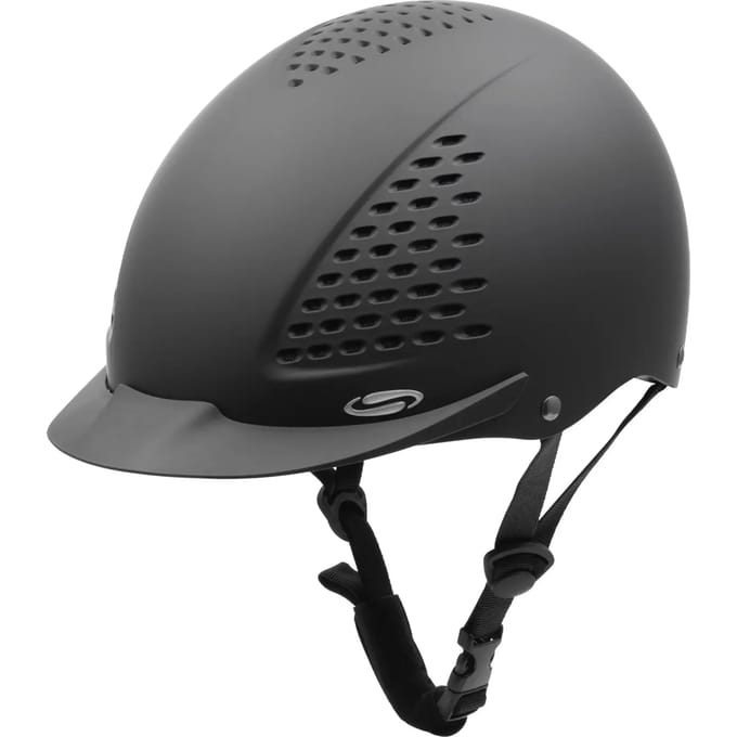 Swing H23 Classic Paardrijhelm - Paardrijcap - Zwart 55