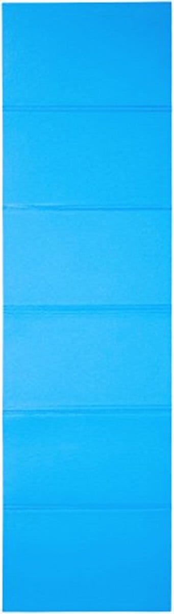 Opvouwbare isomat 180x50x0,8cm - Blauw
