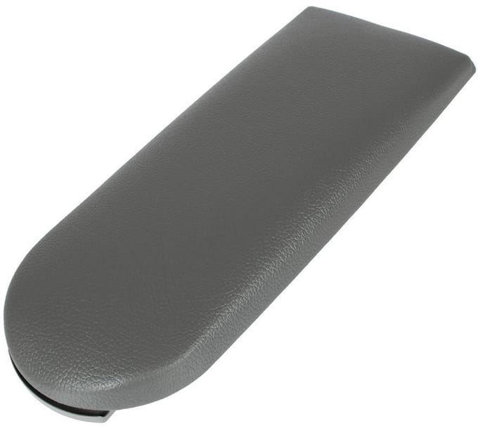 Modecar Octavia I - Armsteundeksel - Grijs - Met Knop - Eco Lederen Bekleding