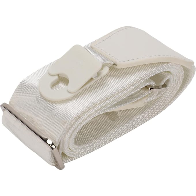 Sangle de Guitare 50mm de Large Nylon Libération Rapide Boucles Métalliques Convient pour Acoustique Électrique Basse Support Robuste Charge 50kg blanc