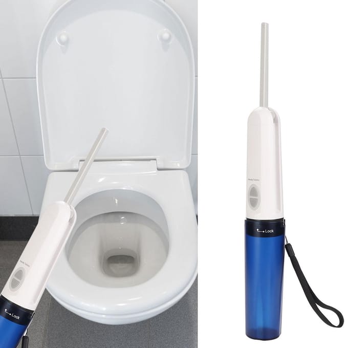 Draagbaar Siliconen Bidet Handheld Reis Elektrisch Vrouw Bidet Spuit (Blauw) blauw