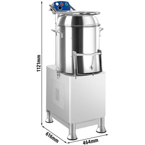 GGM Gastro Elektrische Aardappelschrapmachine - 225kg/h - 950W - 230V zilver