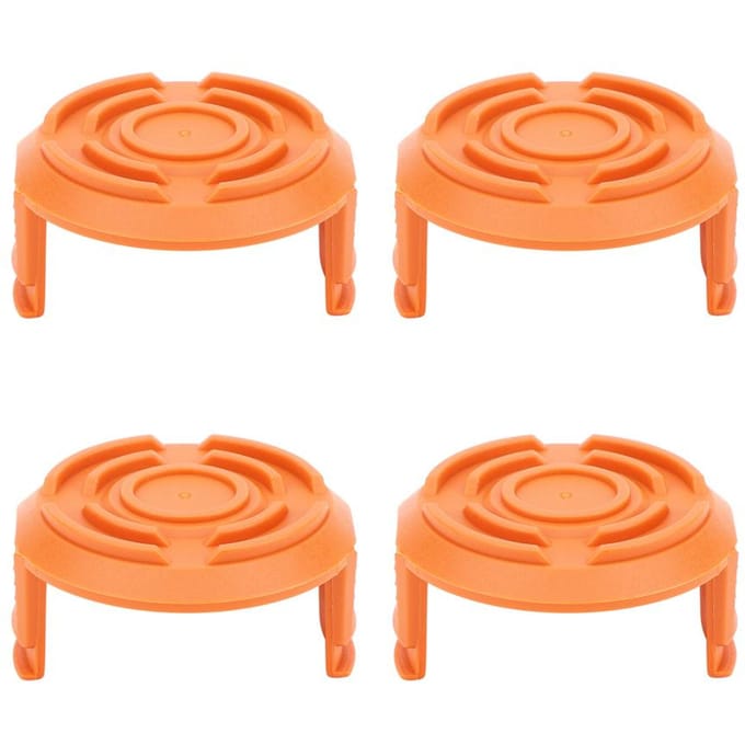 4 Pièces Cache Bobine Tondeuse à Gazon Coupe-Bordures Accessoire de Rechange pour Worx WA0010- Strimmer