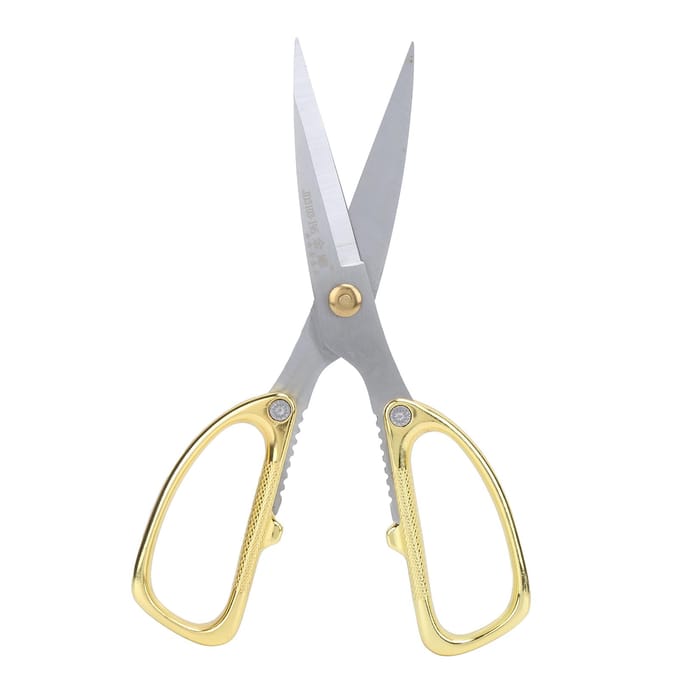 Ciseaux en Acier Inoxydable Robuste Outil Polyvalent Cisailles avec Manche en Alliage de ZincJD-3103 gray