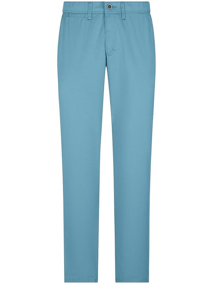 Flatfrontbroek model Garvey Van CLUB OF COMFORT turquoise