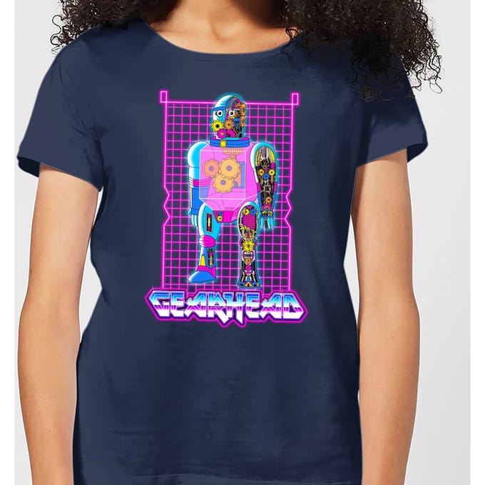 Rick and Morty Gearhead Dames T-shirt - Navy - M