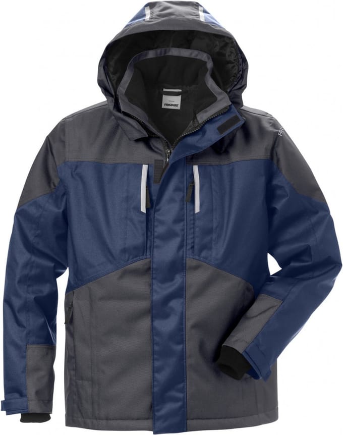 Fristads Airtech® Winterjack 4058 Gtc - Marineblauw/Grijs - S